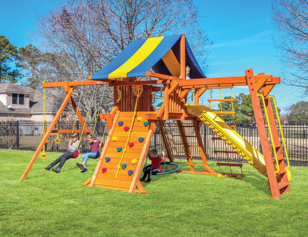 5.8 Jaguar Playcenter | 4×6 Monkey Bars | DoubleWall Scoop Slide