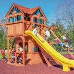 6.5 MegaDeck Fort w/Wood Roof, Treehouse Panels & Playhouse Panels