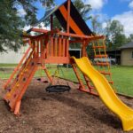 Parrot Island Playcenter with Tarp Installed 3