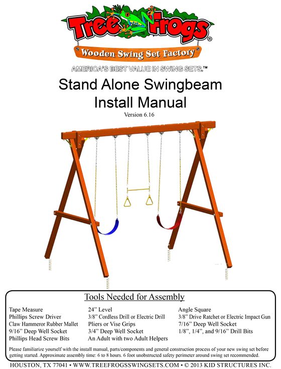 8 Stand Alone Swingbeam