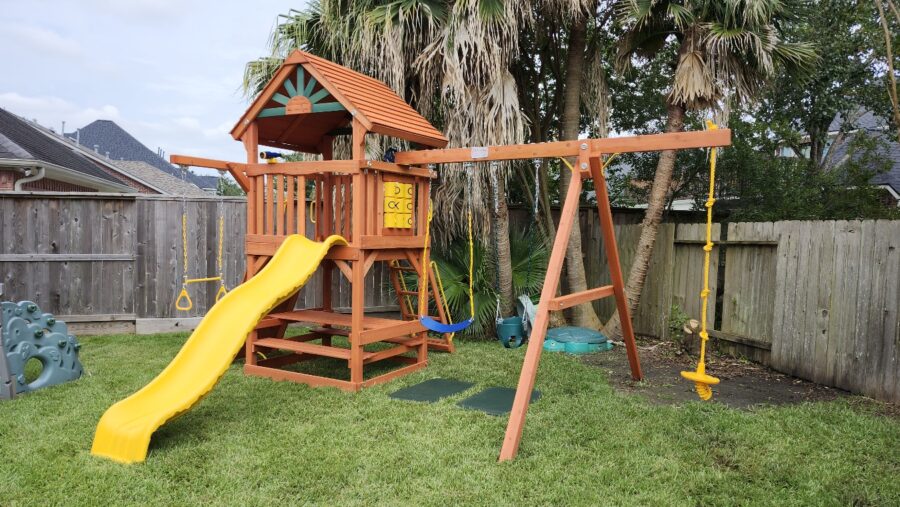 Parrot Island Fort w:Wood Roof Installed 1