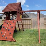 Parrot Island Playcenter XL with Treehouse Panels Installed 4