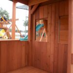 Parrot Island Fort w/Wood Roof, Snack Bar & Playhouse Panels