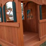 Parrot Island Fort w/Wood Roof, Snack Bar & Playhouse Panels