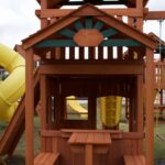 Parrot Island Fort w/Wood Roof, Snack Bar & Playhouse Panels