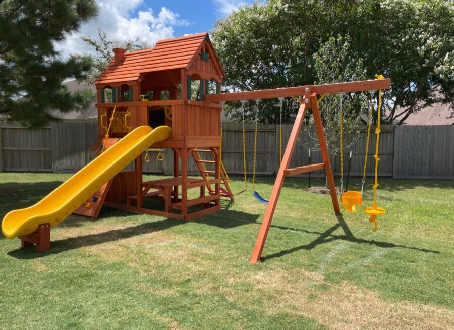 Rainforest Cottage with Scoop Slide Installed 2